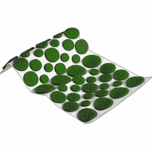 Richelieu America 235745 TruGuard Round Adhesive Felt Pads, Green - Pack of 48 Perspective: front