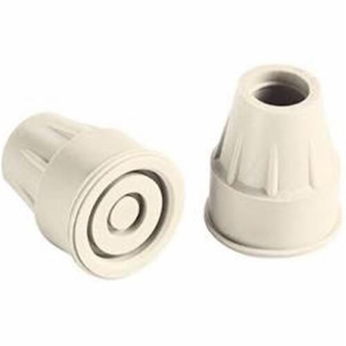 Richelieu America 235920 TG ALM Brown Crutch Tip - Pack of 2 Perspective: front
