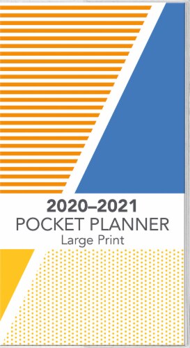 2020 Large Print Pocket Calendar by Trends International Perspective: front