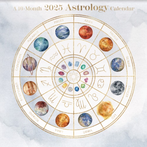 2025 Astrology Wall Calendar Perspective: front