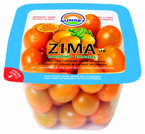 Zima Sunset Tomatoes Perspective: front