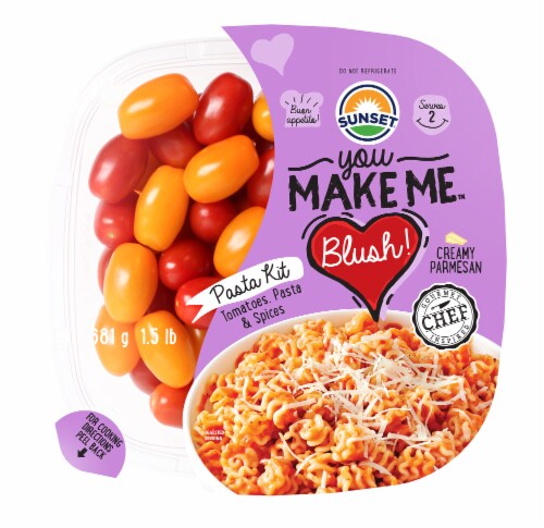Sunset You Make Me Blush Creamy Parmesan Pasta Kit Perspective: front