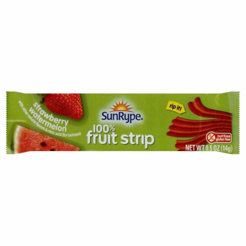 SunRype Strawberry Watermelon Fruit Strips Perspective: front