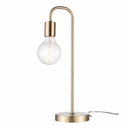 Globe Electric Holden Table Lamp - Matte Brass Perspective: front