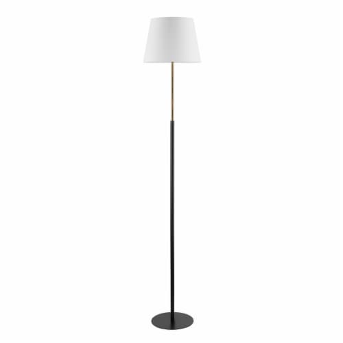 Globe Electric Floor Lamp - Matte Black Perspective: front