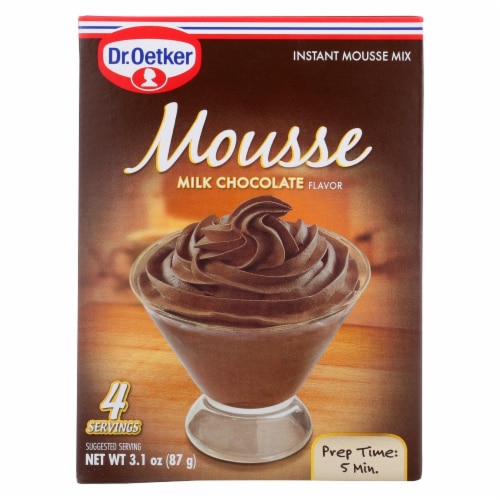 Dr. Oetker Milk Chocolate Mousse Mix Perspective: front