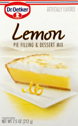 Dr. Oetker Lemon Pie Filling & Dessert Mix Perspective: front