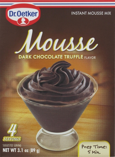 Dr. Oetker Mousse Supreme Dark Chocolate Truffle Perspective: front