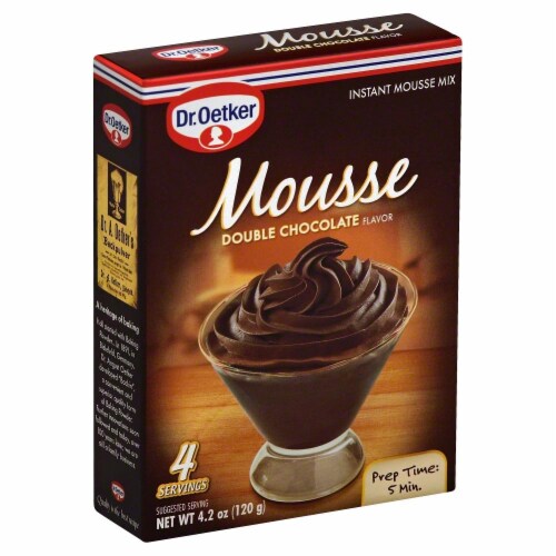 Dr. Oetker Double Chocolate Mousse Mix Perspective: front