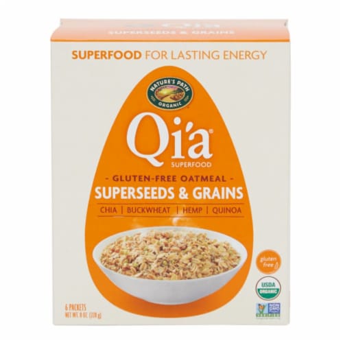 Nature's Path Organic Gluten-Free Qi'a® Superfood Superseeds & Grains Oatmeal Perspective: front