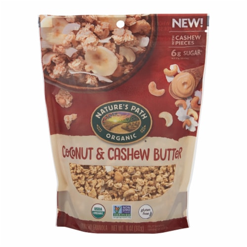 Nature's Path Coconut & Cashew Butter Granola Perspective: front