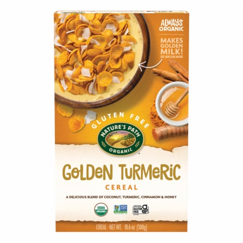 Nature's Path Organic® Golden Turmeric Cereal Perspective: front