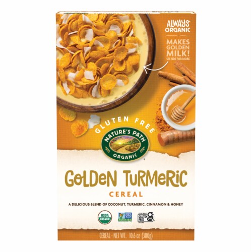 Nature's Path Organic® Golden Turmeric Cereal Perspective: front