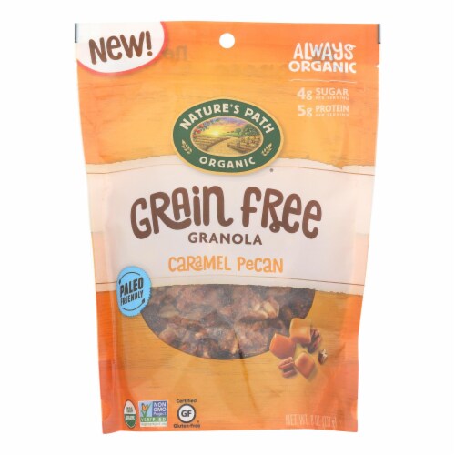 Nature's Path Organic® Caramel Pecan Grain Free Granola Perspective: front
