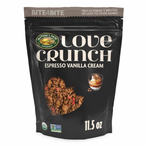 Nature's Path Love Crunch Espresso Vanilla Cream Granola Perspective: front