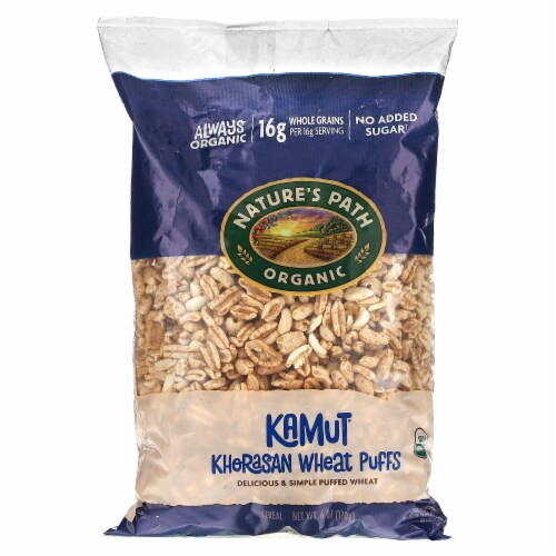 Natures Path 32294-3pack Natures Path Puffed Kamut Cereal - 3x6 oz. Perspective: front