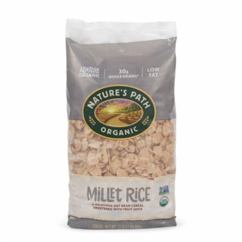 Nature's Path Organic® Millet Rice Oat Bran Cereal Perspective: front