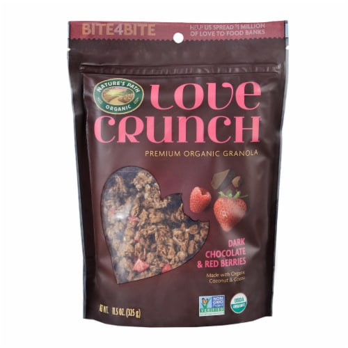 Nature's Path Organic Love Crunch® Dark Chocolate & Red Berries Granola Perspective: front