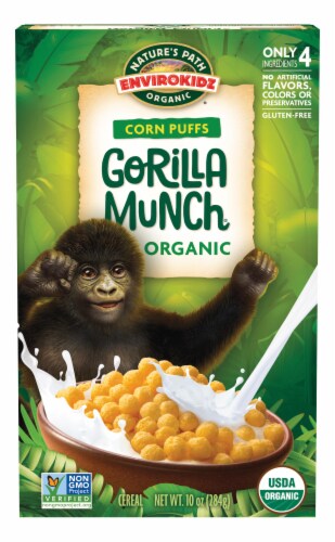 Nature's Path Organic Envirokidz™ Gorilla Munch Corn Puffs Cereal Perspective: front