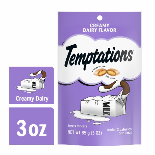Temptations Creamy Dairy 3 Oz. Cat Treats 798462 Perspective: front