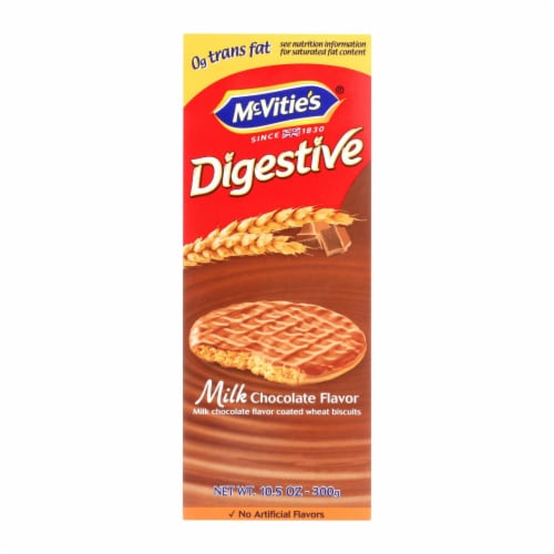Mcvitie's® Digestive Milk Chocolate Wheat Biscuits Perspective: front