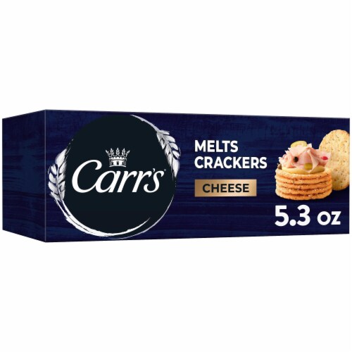 Carr's Cheese Melts Crackers Perspective: front
