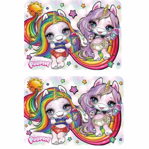 Danawares 30373510 Poopsie Placemats - Pack of 2 Perspective: front