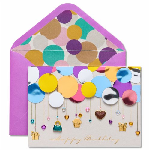 Papyrus (S21) Balloons Birthday Card Perspective: front