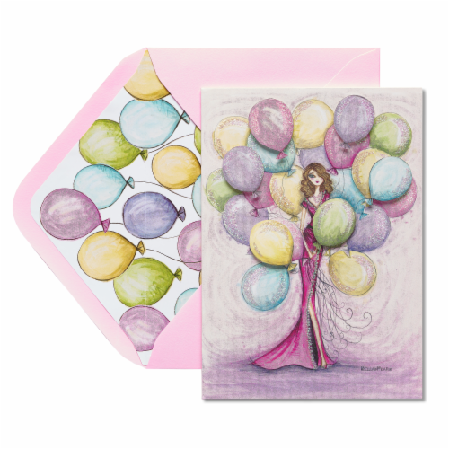 Papyrus (S15) Balloons Birthday Card Perspective: front
