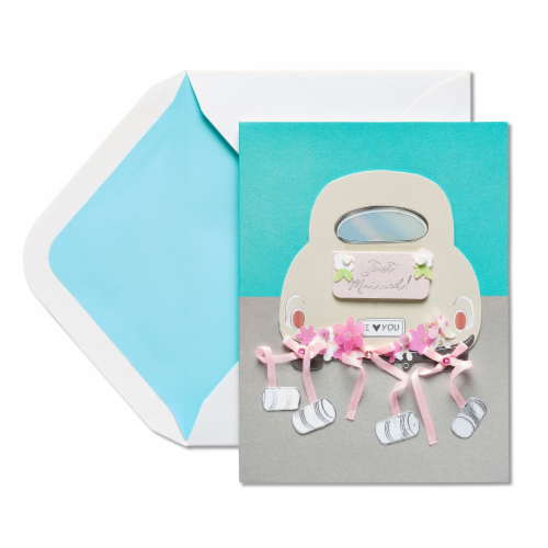 Papyrus (S2) Car Wedding Card Perspective: front