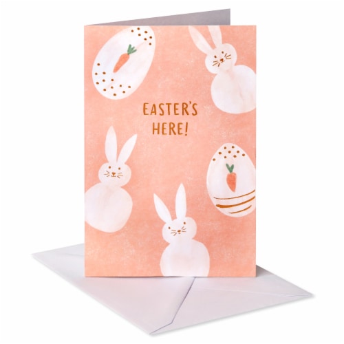 American Greetings Easter Card Pack #59, Easter Bunny Perspective: front