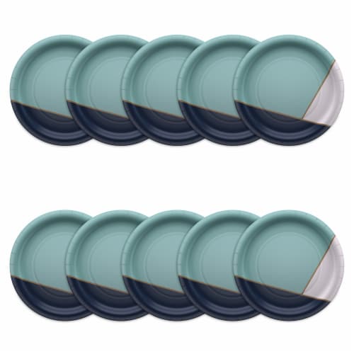 American Greetings Paper Plates Abstract Design Perspective: front