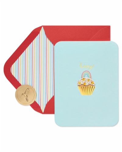 Papyrus #45 Birthday Card (Best Birthday Ever Cupcake) Perspective: front