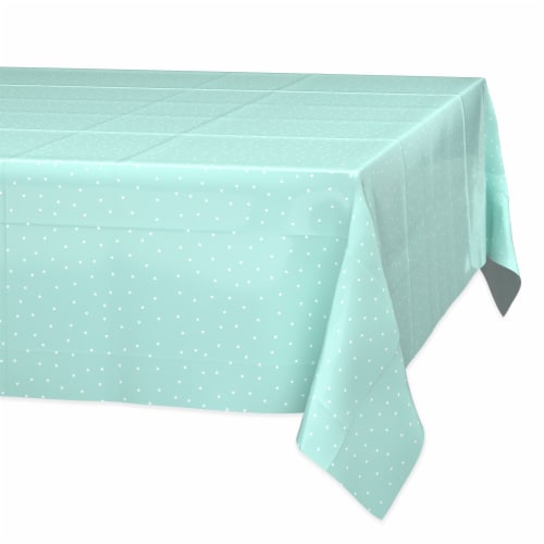 American Greetings Plastic Table Cover - Scattered Gold Stars Perspective: front