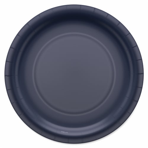 American Greetings All Occasion Paper Plates - Navy Perspective: front