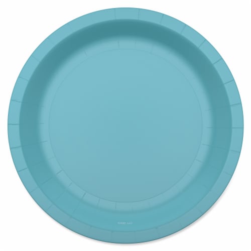 American Greetings All Occasion Paper Plates- Light Blue Perspective: front
