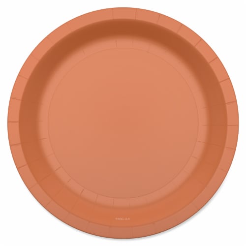American Greetings All Occasion Paper Plates - Orange Perspective: front
