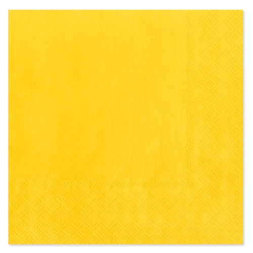 American Greetings 20-Count All Occasion Beverage Napkins, Yellow Perspective: front