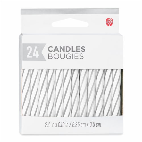 American Greetings Birthday Candles Spiral White Perspective: front