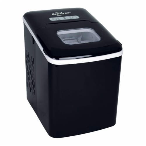 Koolatron Countertop Portable Auto Ice Maker Machine, 26 Pound Capacity, Black Perspective: front