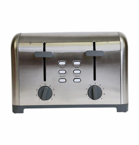 Kenmore Stainless Steel 4-Slice Toaster with Dual Controls Perspective: front