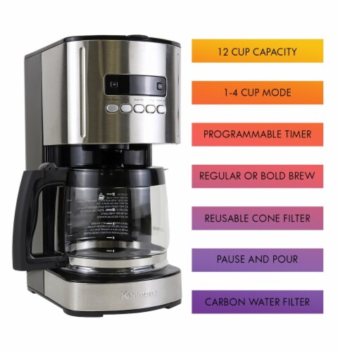Kenmore Aroma Control Programmable Coffee Maker Perspective: front