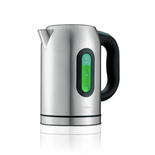 Kenmore Stainless Steel Digital Cordless Kettle Perspective: front
