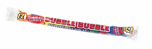 Dubble Bubble Assorted Fruit Gum Balls Perspective: front