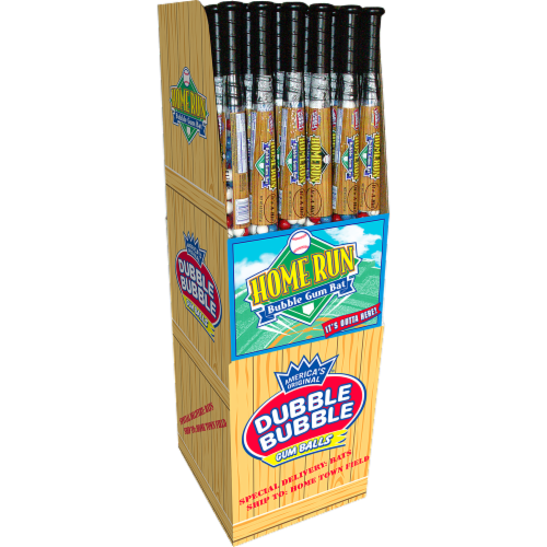 Tootsie Roll Double Bubble Bat Shipper Perspective: front
