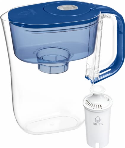 Brita Soho 6-Cup Black Water Filter Pitcher with Elite Filter, Reduces Lead  