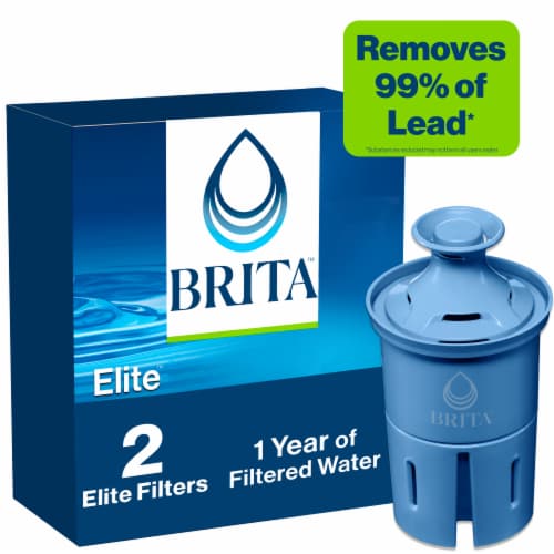 Brita Elite Lead Reducing Replacement Water Filter Perspective: front