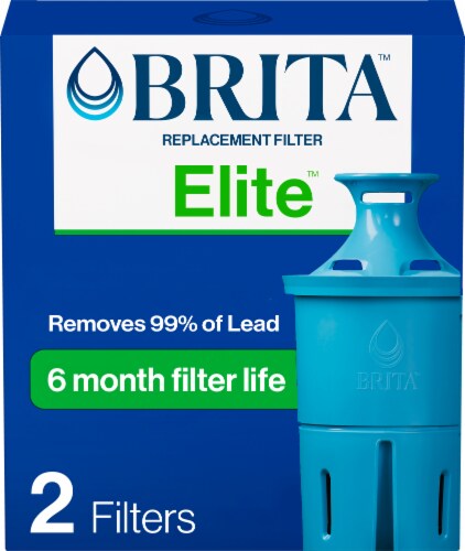 Brita Elite Lead Reducing Replacement Water Filter Perspective: front