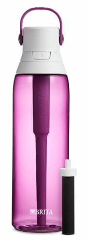 Brita Premium Orchid 26 Ounce Water Bottle with Filter Perspective: front