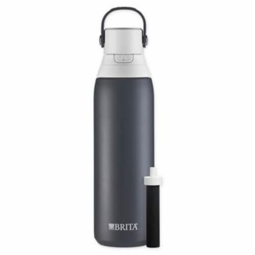 Brita® Premium Filtering Water Bottle - Carbon Perspective: front